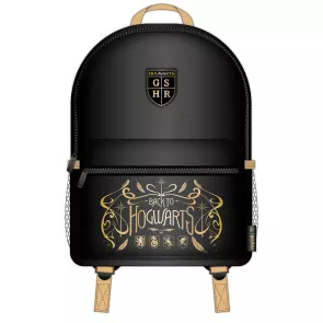 Harry Potter Rucksack Schwarz & Beige Hogwarts