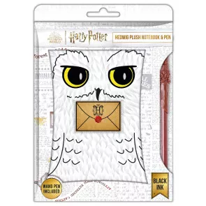 Harry Potter Plüsch-Notizbuchset Hedwig Umkarton (6)