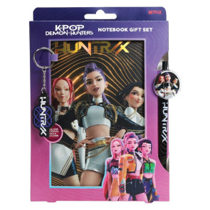 KPop Demon Hunters Notizbuch Geschenk-Set Golden 