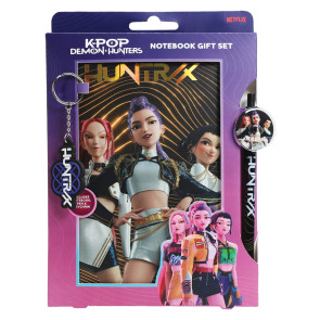 KPop Demon Hunters Notizbuch Geschenk-Set Golden 