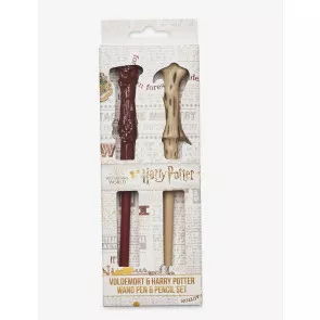 Harry Potter Kugelschreiber & Bleistift Voldemort & Harry Potter Zauberstab