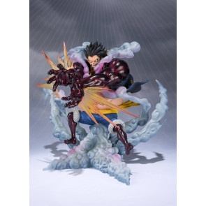 One Piece FiguartsZERO PVC Statue Monkey D. Ruffy Gear 4 Leo Bazooka Reissue 18 cm  