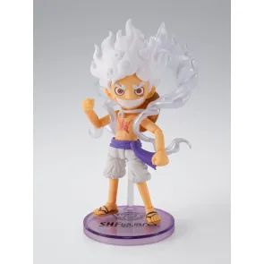 One Piece World Collactable Figures x S.H. Figuarts Actionfigur Monkey D. Ruffy Gear 5 8 cm          