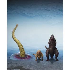 Godzilla 2016 S.H.MonsterArts Actionfiguren 3er-Pack The Second Form, Thrid Form, Giant Unidentified Creature Set 