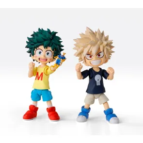 My Hero Academia S.H.Figuarts Actionfigur Izuku Midoriya & Katsuki Bakugo -Childhood Set- 9 cm