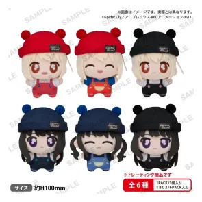Lycoris Recoil Tekutomo Plüsch-Schlüsselanhänger Blind Box Display (6)