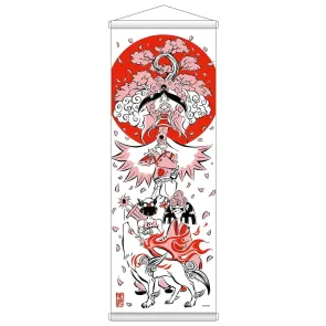 Okami 20th Anniversary Reprint Art Project Wandbehang Spring 74 x 28 x 2 cm