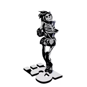 Die Ärzte Resin Statue 1/10 Gwendoline Skelett 17 cm