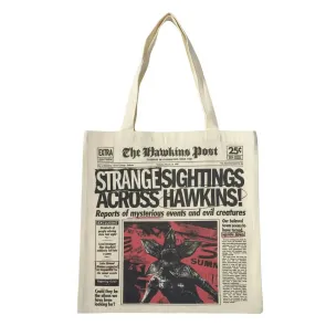 Stranger Things Tragetasche Newspaper