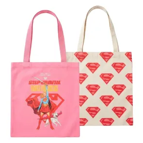DC Comics Tragetaschen 2er-Pack Superman Supergirl