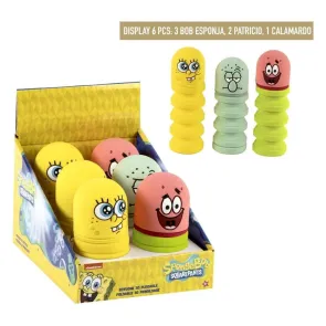 SpongeBob Schwammkopf Silikon-Federmäppchen Display (6)