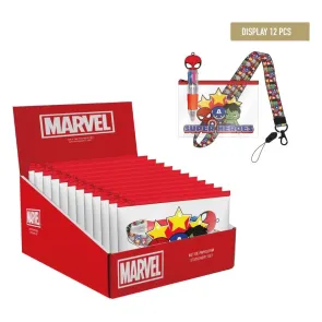 Marvel Schreibwaren-Set mit Anhänger Super Heroes Display (12)