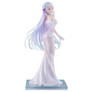 Re:ZERO -Starting Life in Another World- PVC Figur 1/7 Emilia Wedding dress Ver. 24 cm
