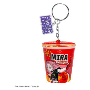 KPop Demon Hunters Squishy Schlüsselanhänger Mira Spice Queen Noodles