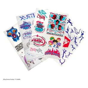 KPop Demon Hunters Tattoo-Sticker KPop Demon Hunters