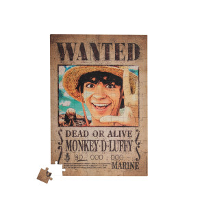 One Piece Magnetic Puzzle Wanted Luffy