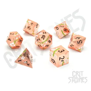CritStones Metal Würfel Set Pink Blossom (7)