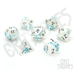 CritStones Metal Würfel Set Iris Blossom (7)