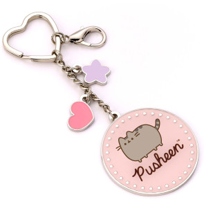 Pusheen Schlüsselanhänger Pink Name