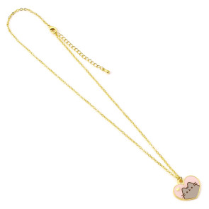 Pusheen Halskette & Anhänger Pink and Gold Heart