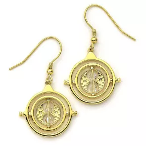 Harry Potter x Swarovski Drop Ohrringe Zeitumkehrer (vergoldet)