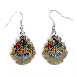 Harry Potter Ohrringe Hogwarts Crest (versilbert)