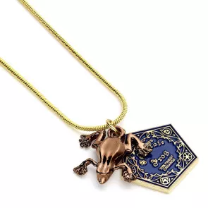 Harry Potter Halskette & Anhänger Schokofrosch (vergoldet)
