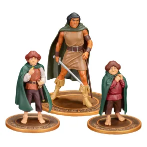 Der Herr der Ringe Animated Film PVC Figuren 3er-Pack Frodo, Aragorn, and Samwise