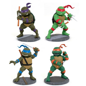 Teenage Mutant Ninja Turtles D-Formz Minifiguren 4er-Pack SDCC 2023 Exclusive 5 cm