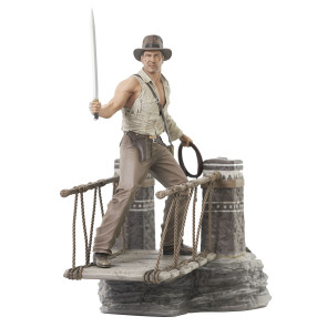 Indiana Jones und der Tempel des Todes Deluxe Gallery PVC Statue Rope Bridge 28 cm