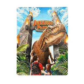 Jurassic Park WoodArts 3D Holzdruck Rex Attack 30 x 40 cm