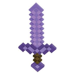 Minecraft Verzaubertes Schwert Kunststoff-Replik 51 cm