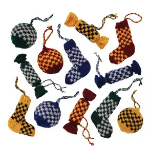 Harry Potter Strick Set Weihnachtsdeko Hogwarts