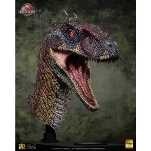 Jurassic Park III Life Size Büste Male Alpha Velociraptor "Blood Knight" 83 cm