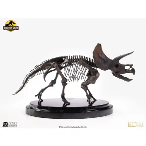 Jurassic Park Statue 1/24 Triceratops Fossil Skeleton Bronze 35 cm