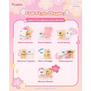 Maltese Cherry Blossoms Series Minifiguren 10 cm Display (6)