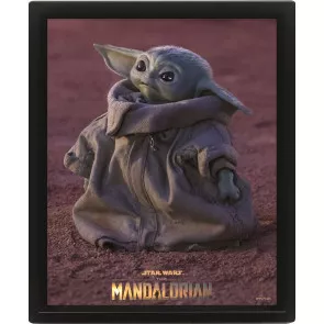 Star Wars: The Mandalorian 3D-Effekt Poster Set Grogu 26 x 20 cm (3)