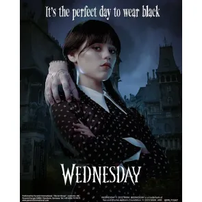 Wednesday 3D-Effekt Poster Perfect Day