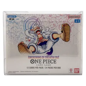 Evoretro PET Gehäuse 5er-Pack für One Piece Booster Box (Englisch, OPP 4-6) 12 x 6 x 15 cm