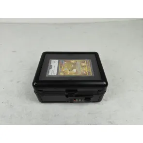Evoretro Graded Card Display- und Transportkoffer mit Sichtfenster Schwarz
