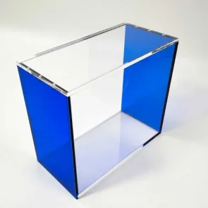 Evoretro Magnetische Acryl Display Case für ETB mit farbigen Seiten - Blau