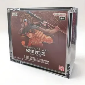 Evoretro Acryl Display Case für Bandai One Piece TCG größere Booster Box (OP-02)