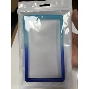 Evoretro Bumper für PSA gegradete Karten-Slab Gradient Light Blue-Dark Blue Glitter