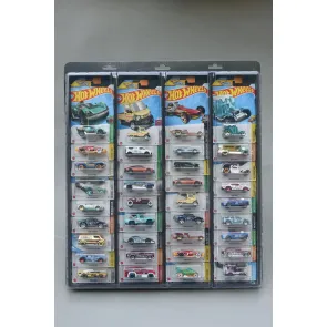 Evoretro Wand-Display für 32 verpackte Diecast-Autos 3er-Pack