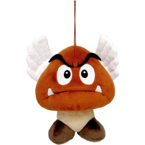 Super Mario Plüschfigur Para-Gumba 19 cm