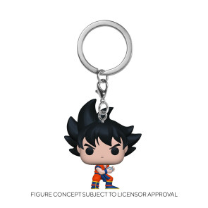 Dragon Ball Z Pocket POP! Vinyl Schlüsselanhänger 4 cm Goku w/Kamehameha Display (12)