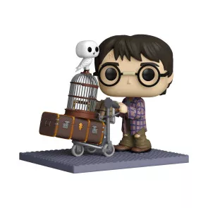 Harry Potter POP! Deluxe Vinyl Figur Harry Pushing Trolley 9 cm