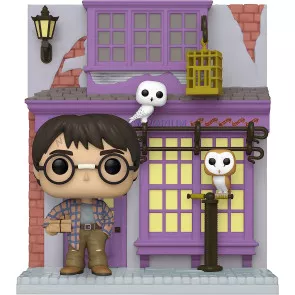 Harry Potter POP! Deluxe Vinyl Figur Deluxe: HP Diagon Alley- Eeylops Owl Emporium w/Harry 9 cm