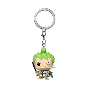 One Piece POP! Vinyl Schlüsselanhänger 4 cm Roronoa Zoro Display (12)