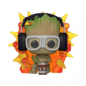 Ich bin Groot POP! Vinyl Figur Groot w/ detonator 9 cm